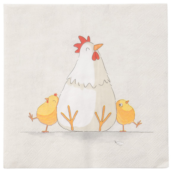 20 Servietten im Oster-Look