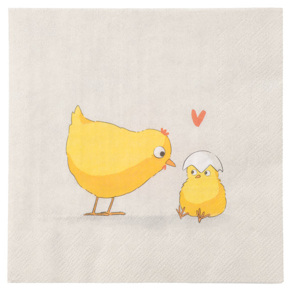 20 Servietten im Oster-Look