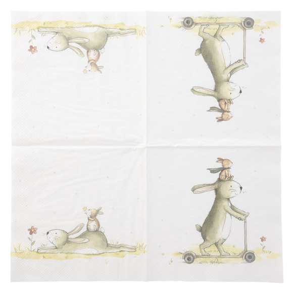 20 Servietten im Oster-Look