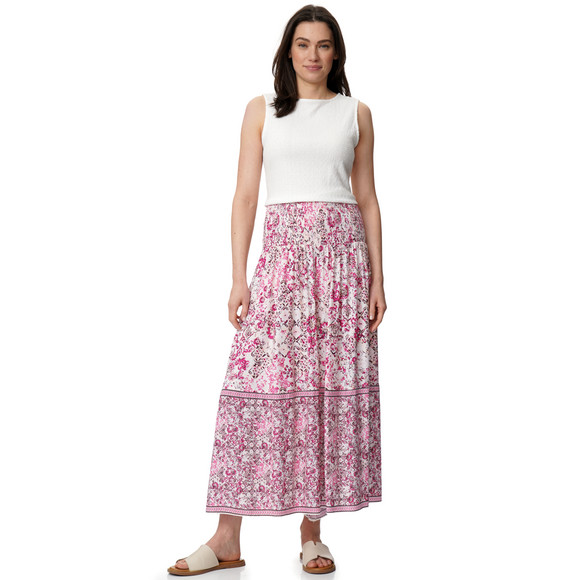 Damen Wide-Leg-Hose mit Smkokbund