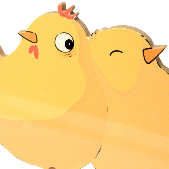 Decoratieve houder van hout