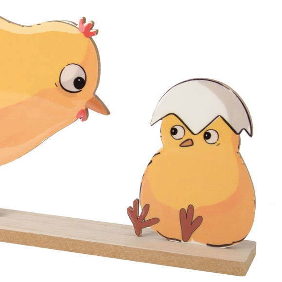 Decoratieve houder van hout