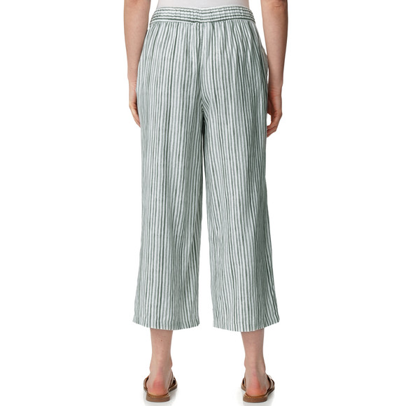 Damen Leinen-Culotte mit Elastikbund