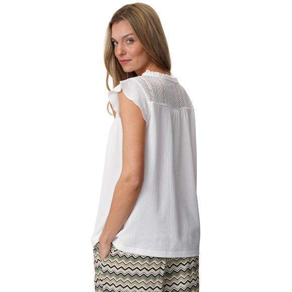 Damen Blusenshirt aus strukturiertem Material