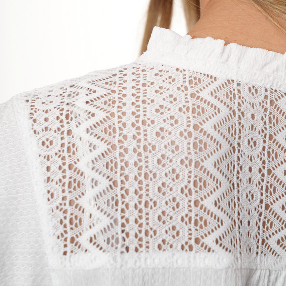 Damen Blusenshirt aus strukturiertem Material