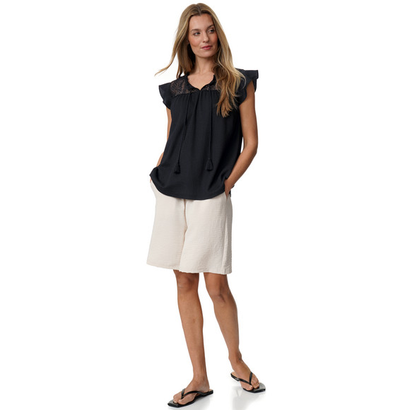 Damen Blusenshirt aus strukturiertem Material