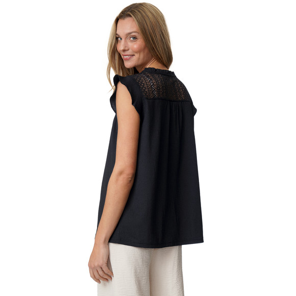Damen Blusenshirt aus strukturiertem Material