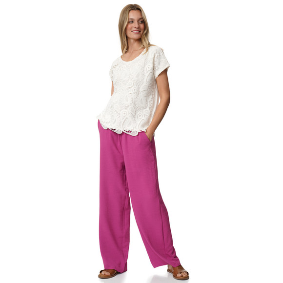 Damen T-Shirt mit Spitze