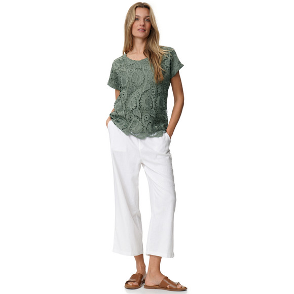 Damen T-Shirt mit Spitze