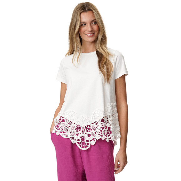 Dames T-shirt met kant