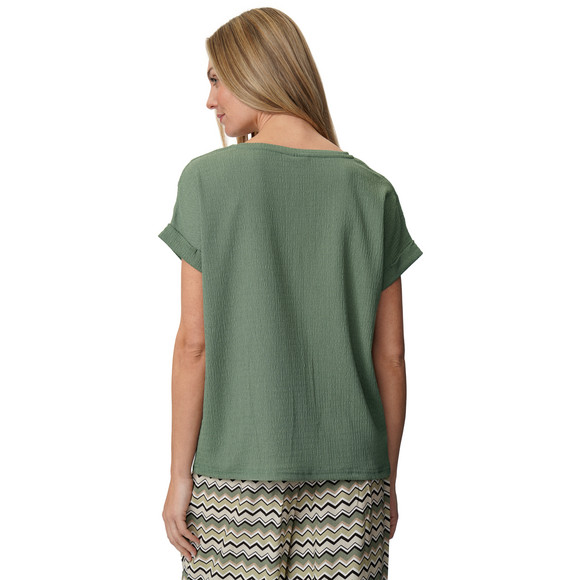 Damen T-Shirt aus strukturiertem Material