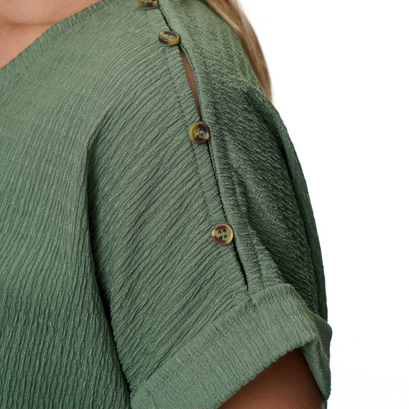 Damen T-Shirt aus strukturiertem Material