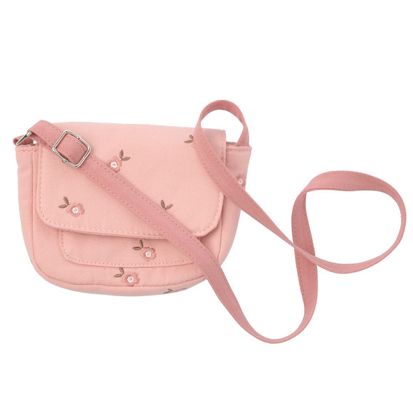 Mädchen Umhängetasche mit Blumen-Stickerei