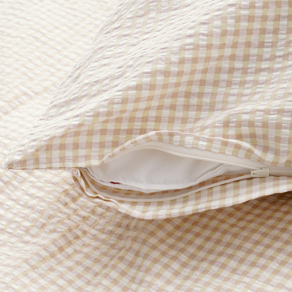 Seersucker Bettwäsche 155 x 220 cm