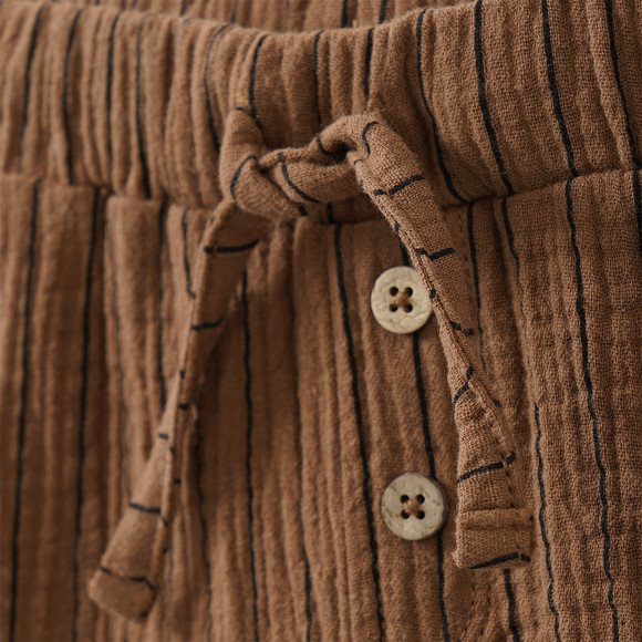 Baby Musselin-Shorts mit Streifen