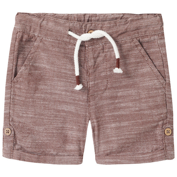 Baby Shorts mit Webstruktur
