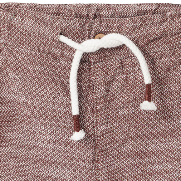 Baby Shorts mit Webstruktur