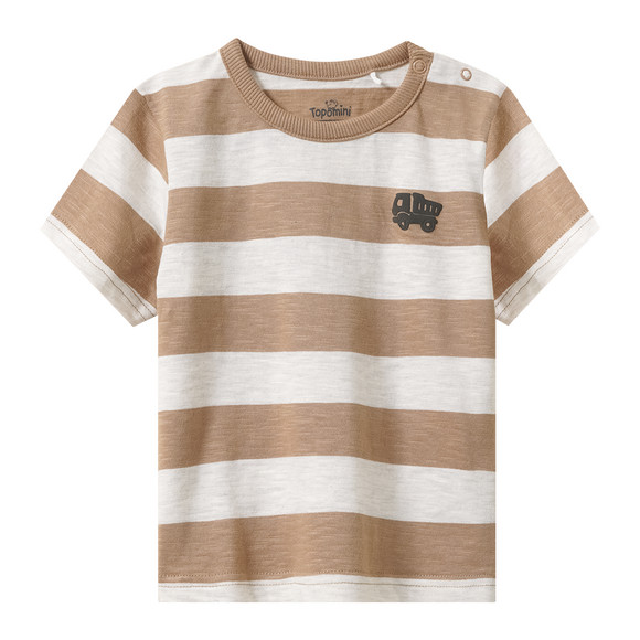 Baby T-Shirt mit Block-Streifen