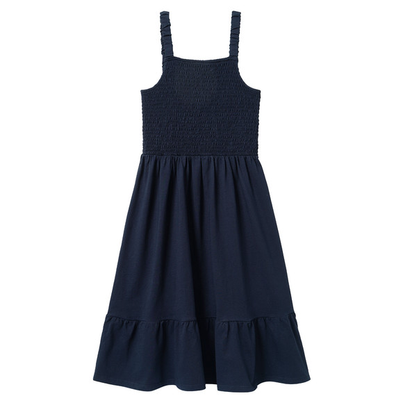 Mädchen Kleid unifarben