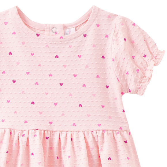 Baby Kleid mit Herzchen-Print