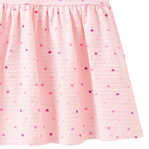 Baby Kleid mit Herzchen-Print
