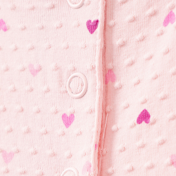 Baby Kleid mit Herzchen-Print