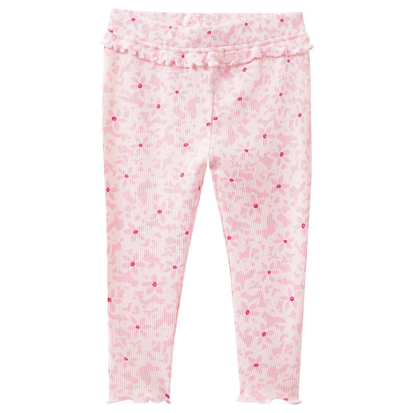Baby Leggings mit Rüschen rosa
