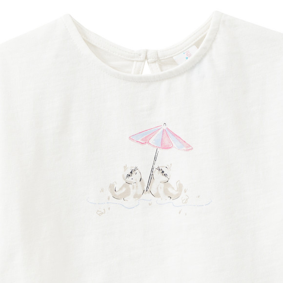 Baby T-Shirt mit Robben-Print