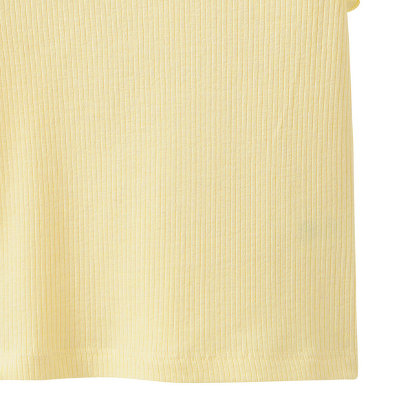 Baby T-shirt met geribbelde structuur