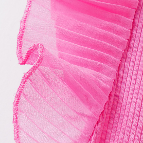 Baby T-shirt met geribbelde structuur