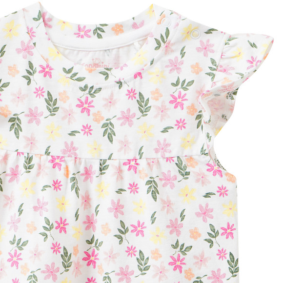 Baby T-Shirt mit Blümchen allover