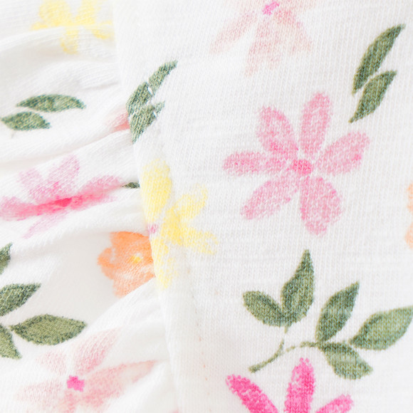 Baby T-Shirt mit Blümchen allover