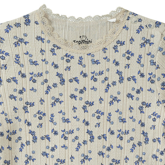 Baby T-Shirt mit Ajour-Muster