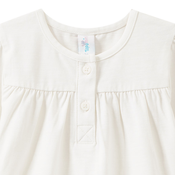 Baby T-Shirt mit Knopfleiste