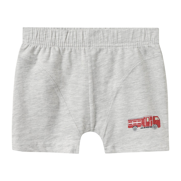 5 Jungen Boxer mit Feuerwehr-Motiven