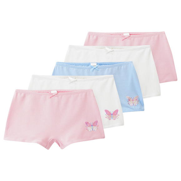 5 Mädchen Pantys mit Bio-Baumwolle