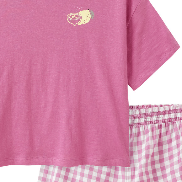 Mädchen Shorty mit Zitronen-Motiv