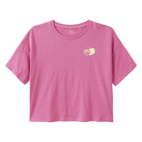 Mädchen Shorty mit Zitronen-Motiv