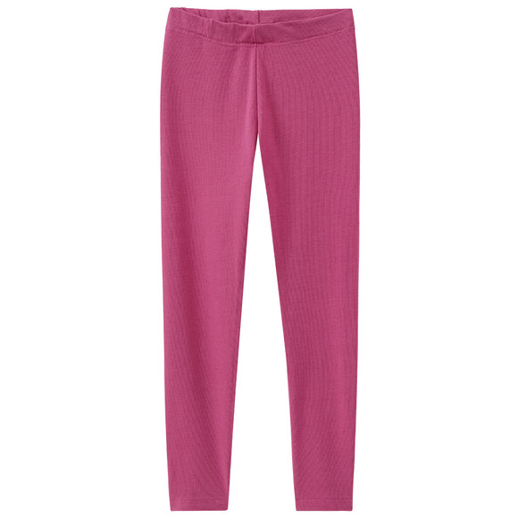 2 Mädchen Leggings mit Bio-Baumwolle