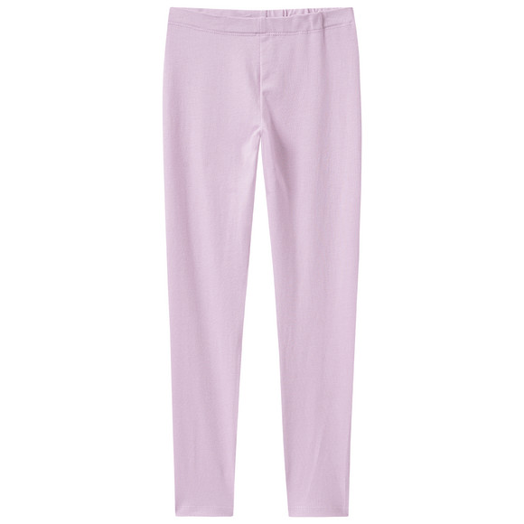 2 Mädchen Leggings mit Bio-Baumwolle