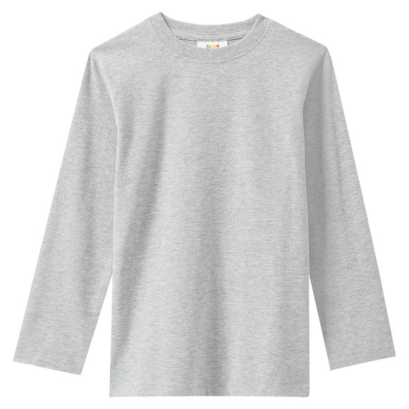 3 Jungen Langarmshirts im Basic-Look
