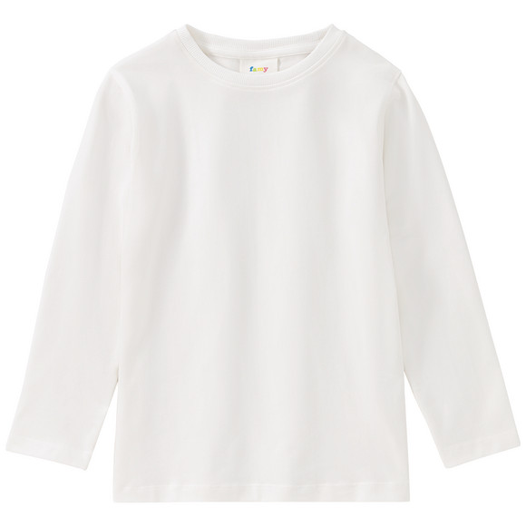 3 Kinder Langarmshirts im Basic-Look
