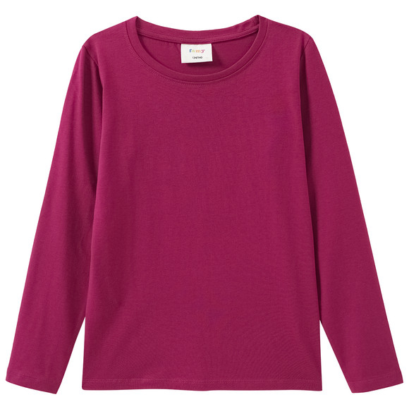 3 Mädchen Langarmshirts im Set