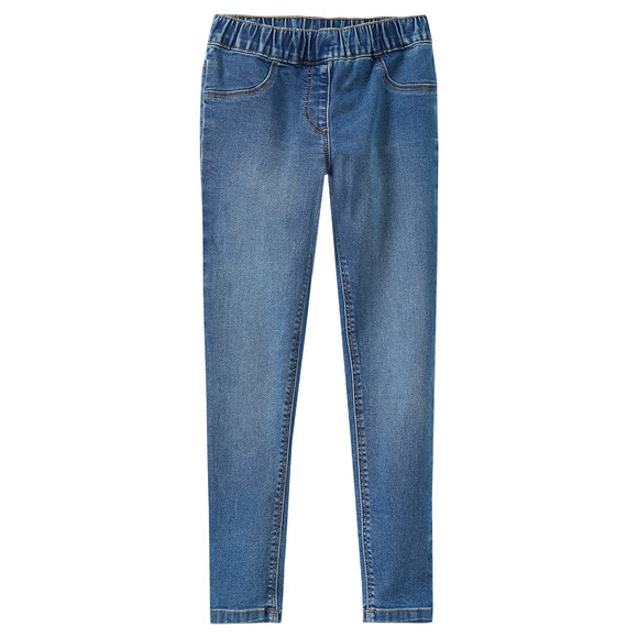 3 Mädchen Jeggings mit Stretch-Bund