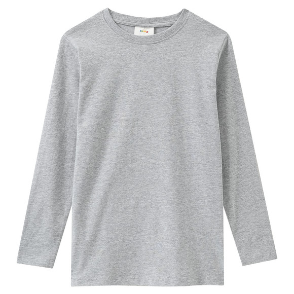 3 Jungen Langarmshirts im Basic-Look