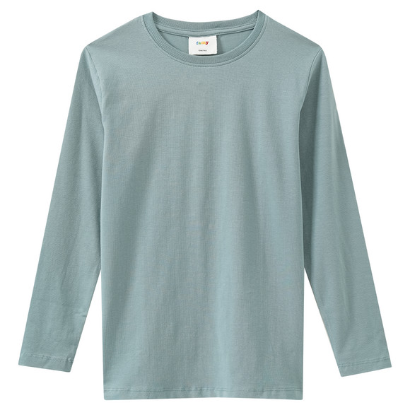 3 Jungen Langarmshirts im Basic-Look