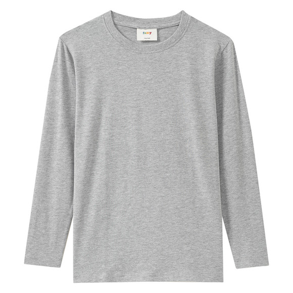 3 Jungen Langarmshirts im Basic-Look