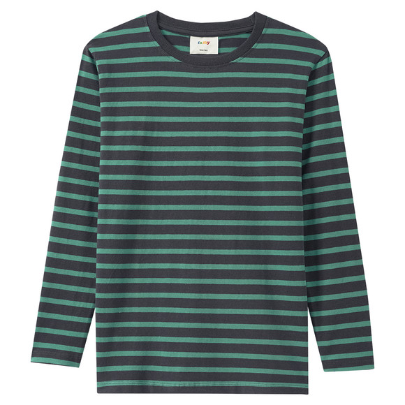 3 Jungen Langarmshirts im Basic-Look