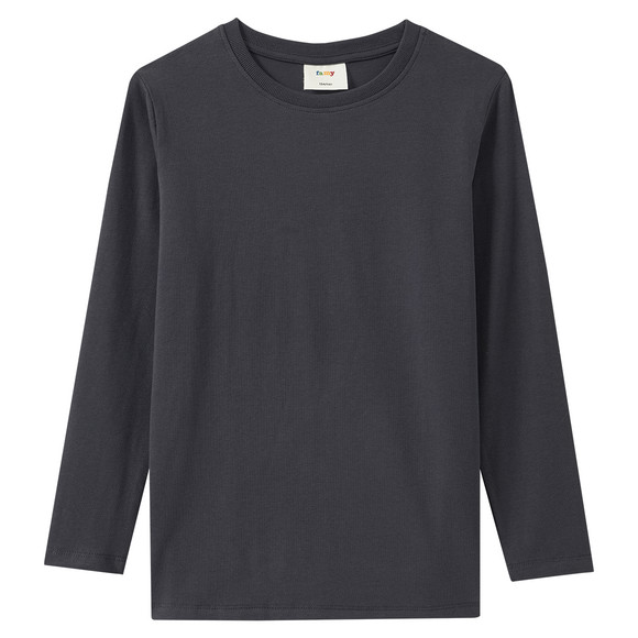 3 Jungen Langarmshirts im Basic-Look