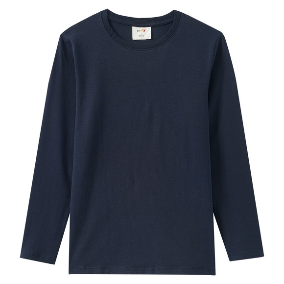 3 Jungen Langarmshirts im Basic-Look
